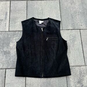 Coldwater creek suede vest